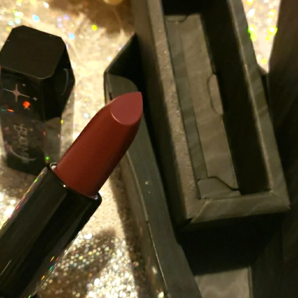 ELM ST Black 🌑 Moon Sinister Satin Lipstick NWT